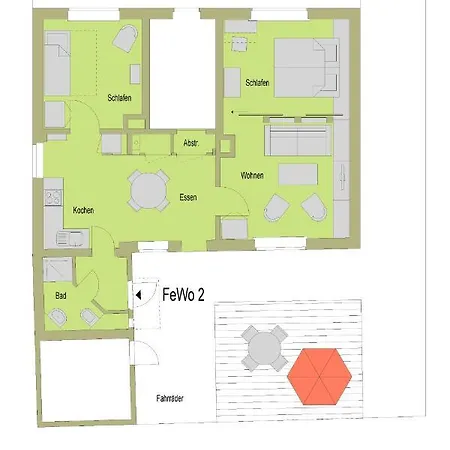 Gartendiele Apartment Prerow