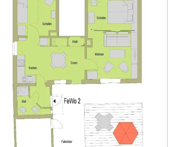 Gartendiele Appartement Prerow